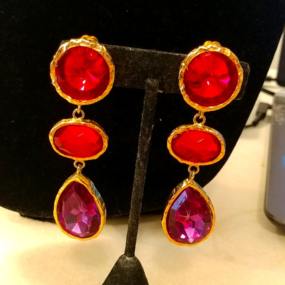 Clip earrings by Ellen Designs